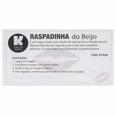 Raspadinha Do Beijo Com 10 Cartelas - comprar online