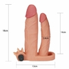 Capa Peniana Anel Testicular E Pênis Companheiro Ext. 2,5cm CA054 - Bege na internet