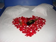 500 Pétalas De Rosas Artifíciais Vermelhas Tecido Acetinado - Vermelho - Hotspace