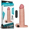 Capa Peniana Extensora 14cm Penetrável Vibrador Anel Escroto ca034