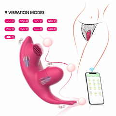 Vibrador Calcinha 9 Modos Vibração Tripla Estimulação Me103 - loja online