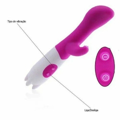 Vibrador Estimulador Feminino Ponto G Clitóris Recarregável PG008 - Hotspace