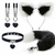 Kit Rabo Raposa Tiara Grampos Seios Gargantilha 7344