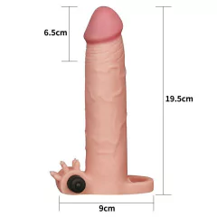 Capa Peniana Extensora 14cm Penetrável Vibrador Anel Escroto ca034 - comprar online