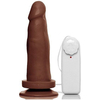 Pênis Real Dildo Curto Com Vibrador E Ventosa 14,5x4cm A33 na internet