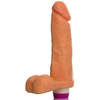 Pênis Grande Dildo Com Vibrador E Escroto 20x4,5cm A20