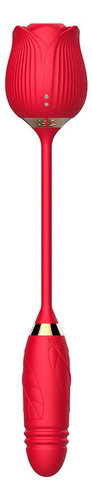 Imagem do Vibrador Duplo Flexível Com Pulsação Vibração E Vai E Vem