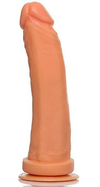 Pênis Real Dildo Maciço Médio Com 18,5x4,5cm E Ventosa A24