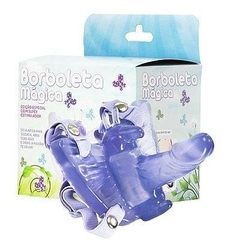 Borboleta Com Vibrador E Mini Pênis Para Estimular Vagina - loja online