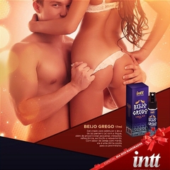 Intt Beijo Grego Estimulante Anal Gela Vibra Beijável 15Ml - loja online