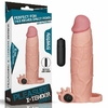 Capa Peniana Extensora 14,5cm Penetrável Vibrador Anel Escroto 1235