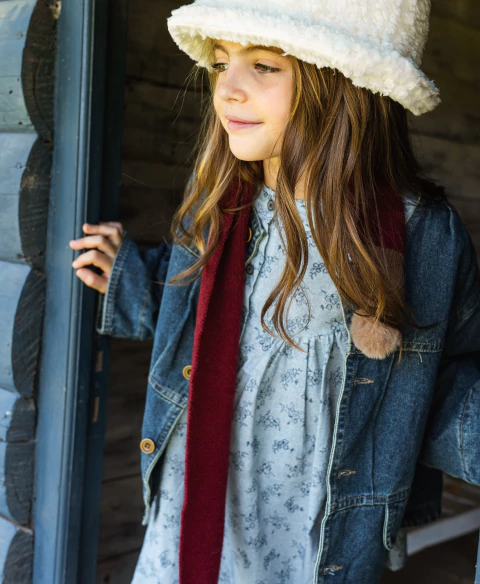 Campera denim unisex forrada INDIGO