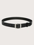 Cinto Preto com Fivela Prateada - comprar online