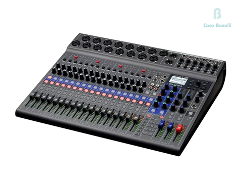 L-20 LIVETRACK Zoom Consola Mixer de 20 Canales Grabación Simultánea