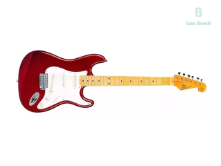 FST57 CAR SX Guitarra Eléctrica Stratocaster Roja Vintage Series