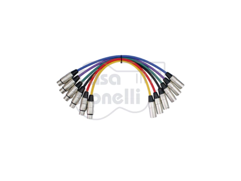 MP-6480 Kirlin Set 6 Cables 60 cm Canon & Canon