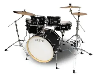 Batería Acústica 6 Cuerpos Legend Senior Bombo 22" con Banqueta