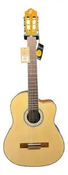 Guitarra Electrocriolla Ortega Rce141nt Con Corte + Funda - comprar online