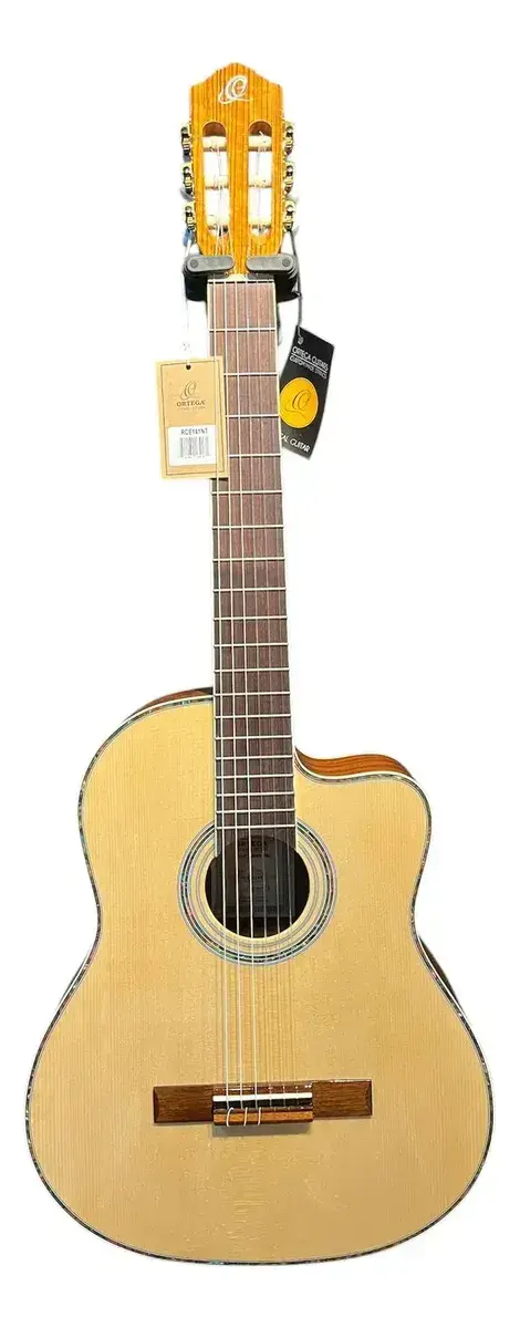 Guitarra Electrocriolla Ortega Rce141nt Con Corte + Funda - comprar online
