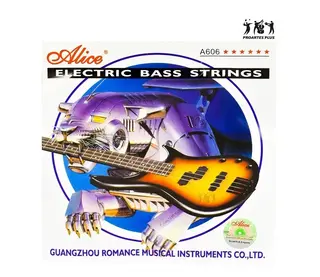 Encordado Bajo 4 Cuerdas Alice A606(4)-m (45-105)
