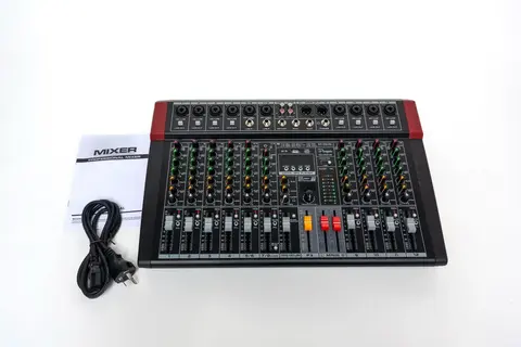Consola Digital Mixer 12 Canales Parquer Profesional Audio Kg-Vmx120