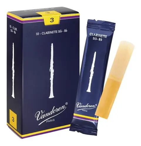 10 Cañas Vandoren para clarinete Sib 3 CR103