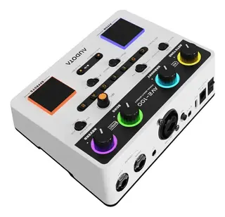 Procesador Multiefectos Con Pedal Vocal Audota Ave-100