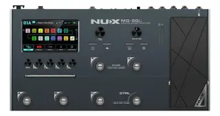 Nux Mg-50li Pedalera Multiefectos Para Guitarra Y Bajo Dark Blue