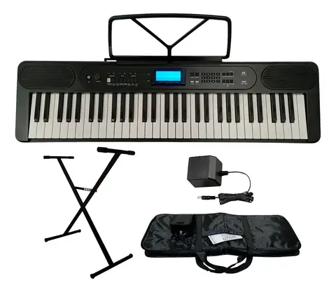 Teclado Yongmei Ym188 5 Octavas Sensitivo Usb-midi 61 Teclas