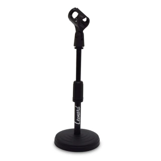 SOPORTE DE MESA LEONARD PARA MICRÓFONO CON PIPETA
