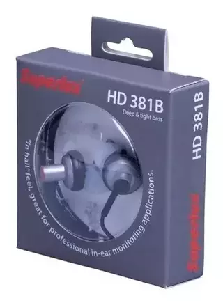 Auricular Superlux Hd-381 In Ear Super Bass Monitoreo Música