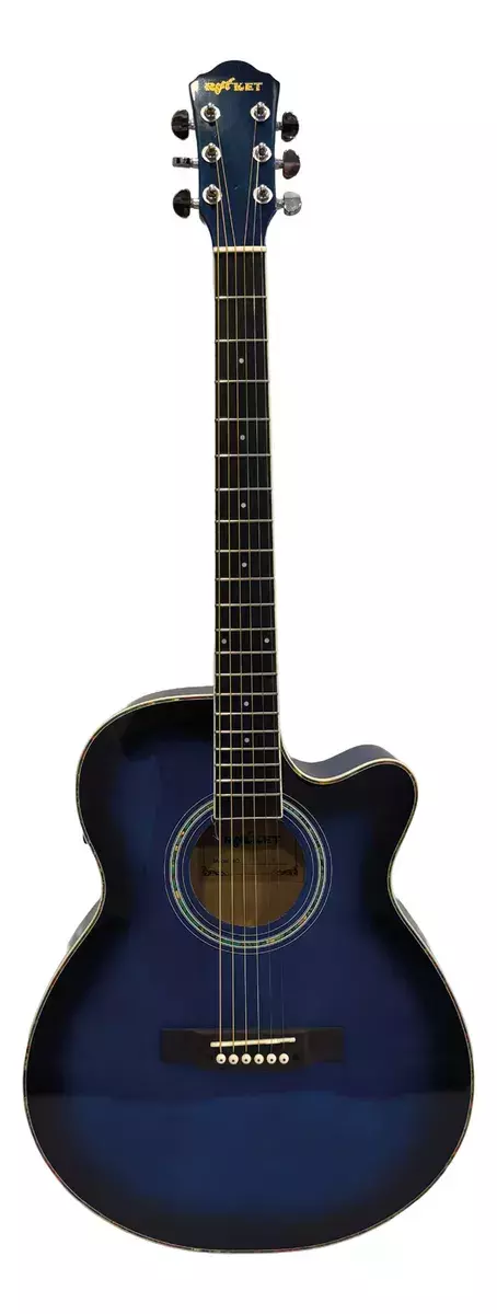 Guitarra Electroacústica Rocket R20eq17-bl Azul Concert - comprar online