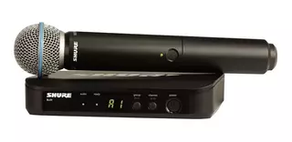 Micrófono Inalámbrico Shure Blx24/b58 Con Capsula Beta58