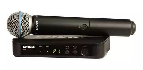 Micrófono Inalámbrico Shure Blx24/b58 Con Capsula Beta58