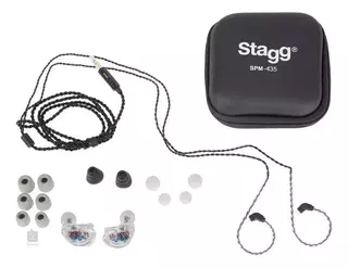 Auricular In Ear Stagg Spm435 Monitoreo Intraural 4 Drivers Color TR - comprar online