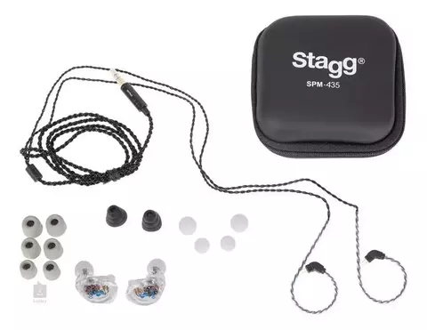 Auricular In Ear Stagg Spm435 Monitoreo Intraural 4 Drivers Color TR - comprar online