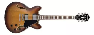 Guitarra eléctrica Ibanez de jazz TABACO - comprar online