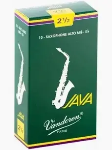 10 Cañas Sax Alto 2 1/2 Vandoren Java Sr2625