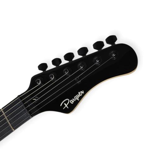 Guitarra Eléctrica Parquer negra Tipo Jaguar Con Funda - comprar online