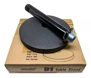 Pie Microfono De Mesa Superlux D1b - comprar online