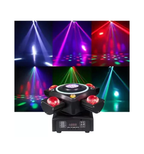 Jahro LUZ LASER EFECTO 4 LUCES GIRATORIAS JHL-06 en internet