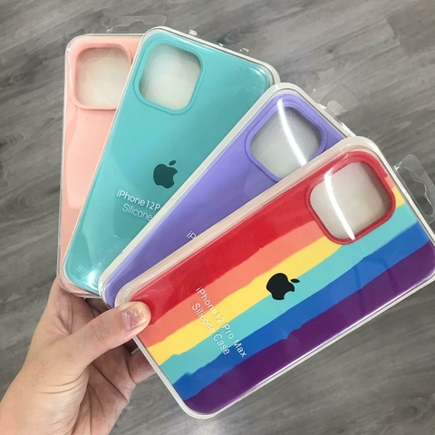 Silicone Case Iphone 12 Pro Max - Varios Colores