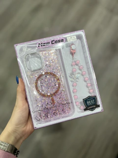 Funda Magsafe Glitter con Strap Vol.2 en internet