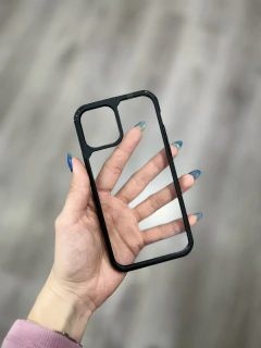 Funda Transparente con Borde color - tienda online