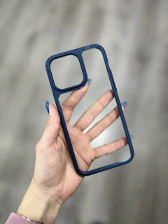 Funda Transparente con Borde color en internet