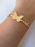 BRACELETE BRBOLETA LISA BANHADO A OURO 18K - comprar online