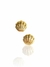 Brinco concha banhado a ouro 18K - loja online