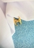 Brinco ear hook de corações lisos Isadora banhado a ouro 18k - Brinina Semijoias | Loja online de semijoias 
