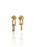 Brinco elos blogueira Tiffy banhados a ouro 18k na internet