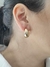 Brincos gota aberta dourada media banhados a ouro 18k - comprar online